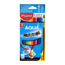 Ceruzky MAPED/12 3HR fareb. súprava na akvarel