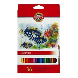 Ceruzky akvarelové 36 farieb 3719/36