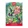 Blok na akvarelovú maľbu lepený Kolibríky, A4, gramáž 180g, 10 listov